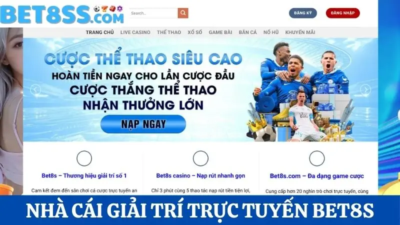 Tổng quan thương hiệu cá cược trực tuyến Bet8s